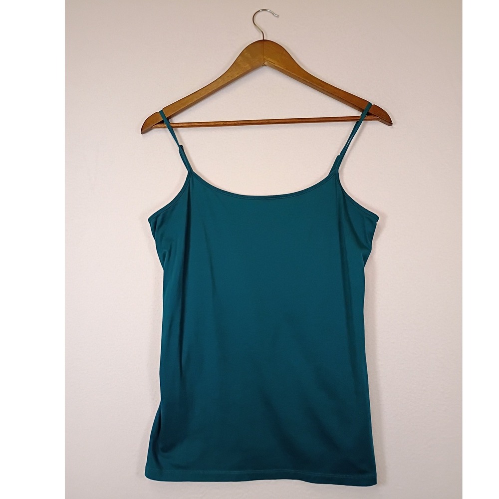 Minimalist Loft‎ Outlet Womens Large Teal Adjustable Strap Layering Camisole Top